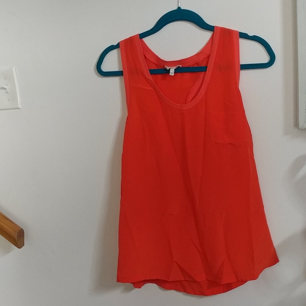 Silk racerback top